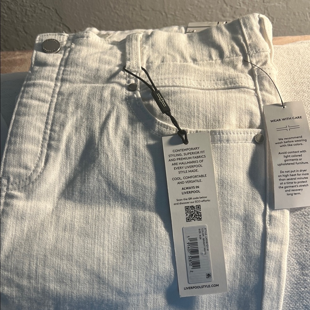 Liverpool Women's Crisp White Jeans